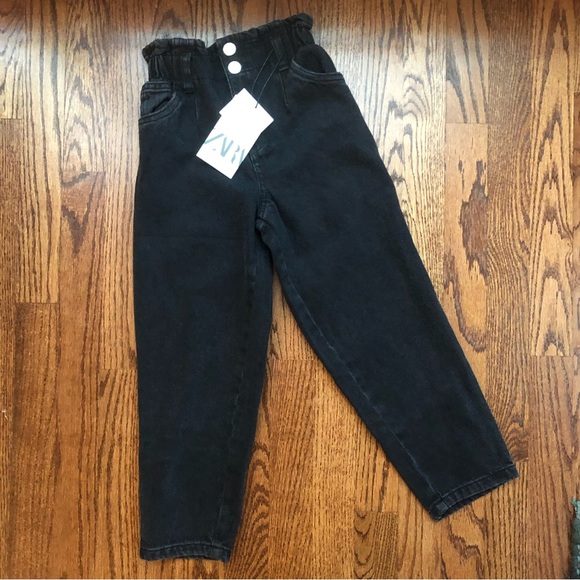 Zara Other - NEW | Zara | Paperbag Waist Black Jeans